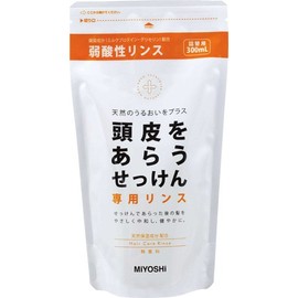 ミヨシ 頭皮をあらうせっけん専用リンス 詰替 300ml