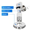 Angle Valve Angle Ball Valve Stopcock Valve 1/2 AG x