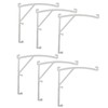 AXLIZER 6PCS Plastic Vertical Blind Curtain Clip Bracket Valance Clips