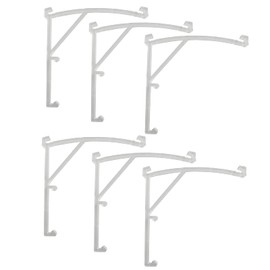 AXLIZER 6PCS Plastic Vertical Blind Curtain Clip Bracket Valance Clips for Blinds