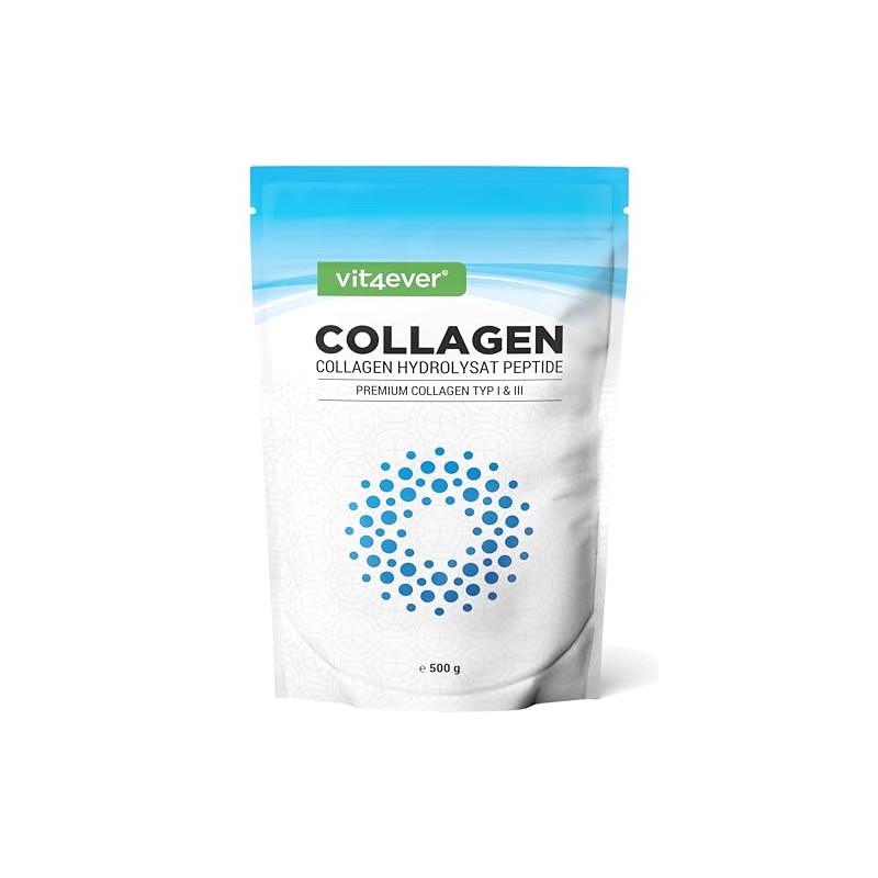 vit4ever Collagen Powder 500 g - 100% Bioactive Collagen Hydrolysate
