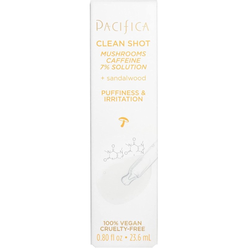 Clean Shot Mushrooms and Caffeine 7 Percent by Pacifica for