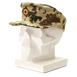 Gorra del ejército alemán Fleckt-tarn verde oliva desierto camuflaje militar sombrero combate original 3 colores, Desierto, Large