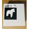 Ikea FINANSIELL Decoration Small Nordic Dala Horse, Wood White 5"