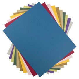 Mat Board Center, 10-Pack 8x10 Mixed Color Uncut Mat Boards/Backing Boards for Crafts, Frames, Photos, and More