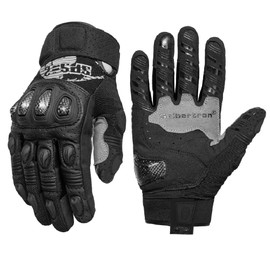 Seibertron SPS-2 Gloves Unisex Touchscreen Road Racing Motorcycle MTB Sports BMX MX ATV Mountain Bike Bicycle OffRoad/Dirt Bicycle Motocross Full Finger Adult Black S