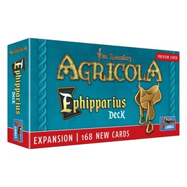 Lookout Games Agricola Ephipparius Deck Expansion - 168 New Cards for Enhanced Variety! Farming Strategy Game for Kids & Adults, Ages 12+, 1-4 Players, 60-120 Min Playtime, Made