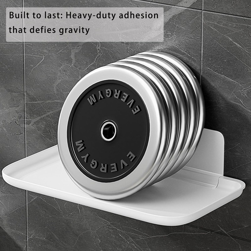 Zisqerts Foldable Wall Shelf for Bathroom & Kitchen, 2 Pcs