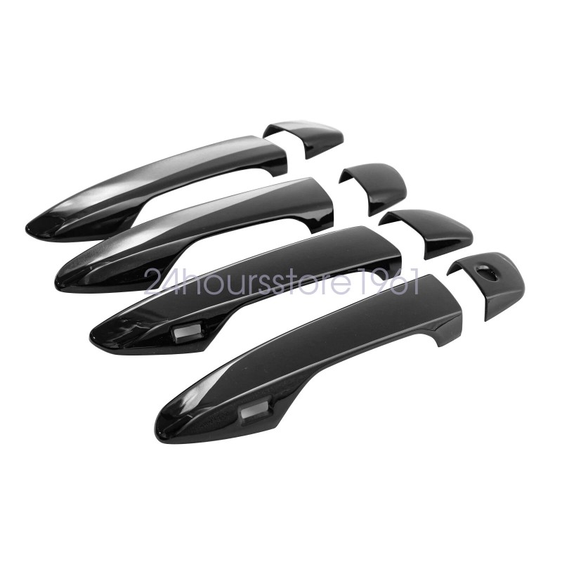 Soillar GLOSS BLACK Door Handle COVERS W/2 SMT KH Fit