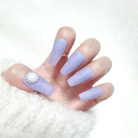[8 Popular Colors] Wang Jinju Fogni Handmade Nail Tips - 1 / [8컬러인기] 왕진주포그니 수제네일팁 - 1