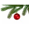 Lee Display 80MM Shiny Red Plastic Ball Ornaments Christmas Tree