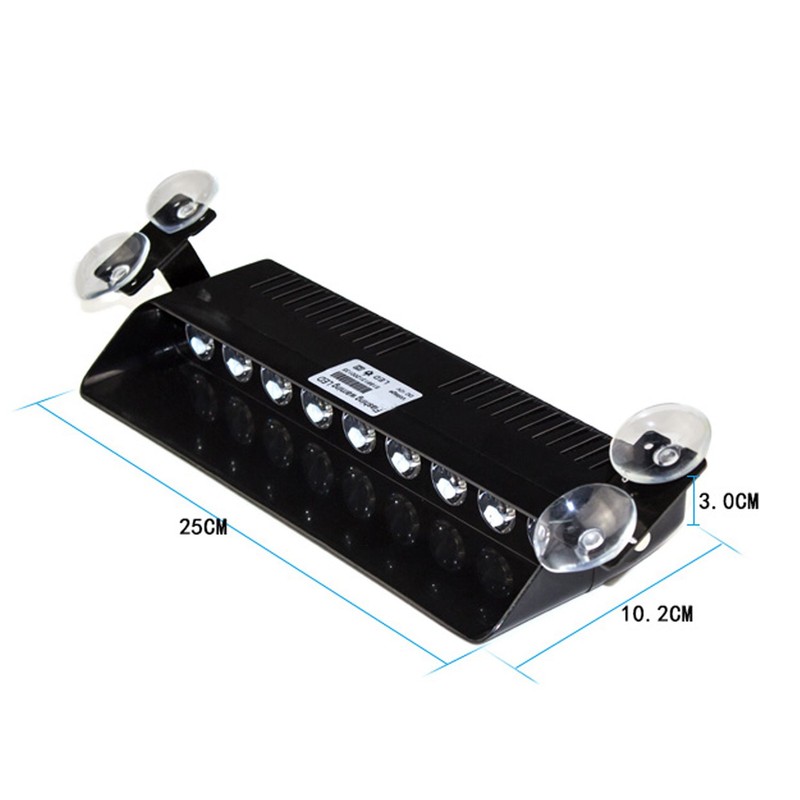 Ranzek 9 LED Front Light Warning Light 9W 12V Dashboard