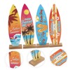 UKCOCO Set of 4 Wooden Surfboard Table Signs 8.3" Summer