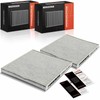 Frankberg 2x Cabin Air Filters with Activated carbon Compatible with