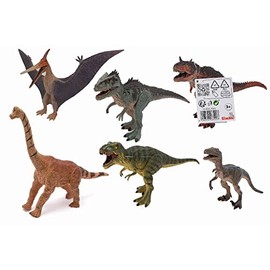 Dinosaur 18-22 cm, 6 assorted