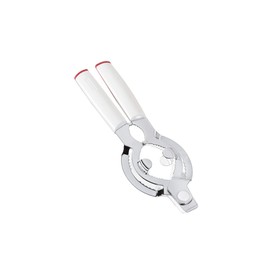 Leifheit ComfortLine Series Lid Opener for Jars or Bottles, Bottle Opener with Ergonomic Plastic Comfort Handle, Includes Easy-to-Use Bottle Opener, Jar Opener, White