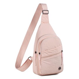 YAZEKOUS Small Sling Bag for Women Men, Crossbody Sling Backpack, Casual Daypack Backpacks Crossbody Bag for Hiking Travel