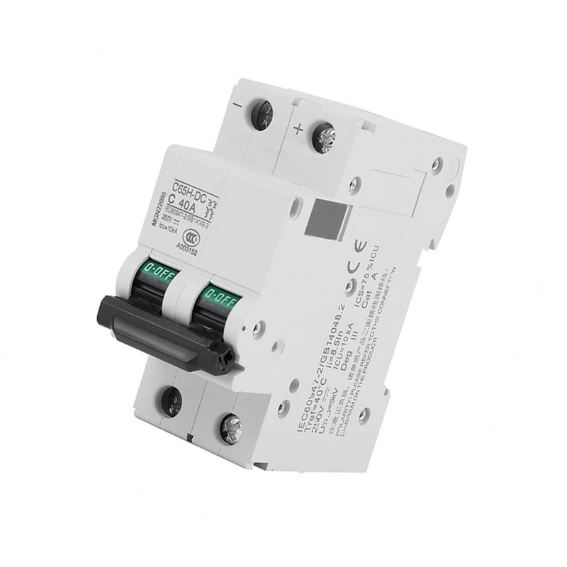 2P DC Circuit Breaker 40A 250V MCB Miniature Circuit Breaker