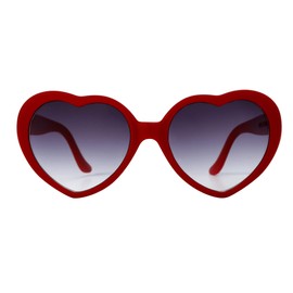 ASVP Shop Heart Shaped Sunglasses Vintage Love Cat Eye Style for Women - Fashionable Retro Ladies Eyewear
