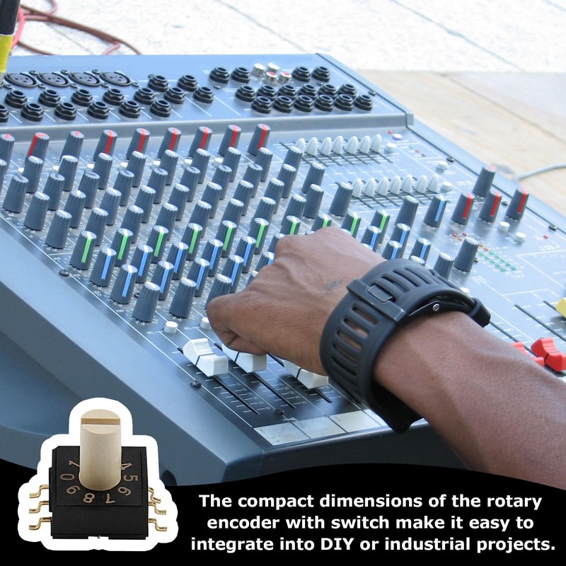 ZFRITP 1 Piece Switch Rm3haf-10 Rotary Encoder Switch with Handle