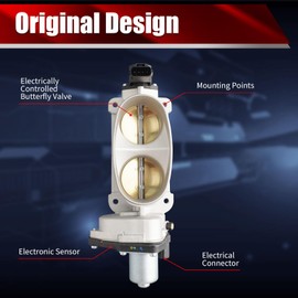 MACAX Electronic Throttle Body Assembly 9R3Z9E926A Compatible with Ford Mustang 2005-2010 4.6L V8 Replaces S20038 977-590 67-6004 TB1023 4R3Z9E926DA 7R3Z9E926AA