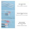 DFS Beauty 3 Pz Brocha Silicón Con Tapa Maquillaje De