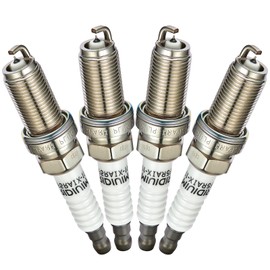 SYKRSS Set of 4 Iridium Spark Plugs XP5325 Compatible with Kia Forte Koup Sorento Sportage Optima Scion tC Hyundai Santa Fe Tucson Nissan Altima Sentra 1.8L 2.0L 2.4L 2.5L L4 Replacement for 4469