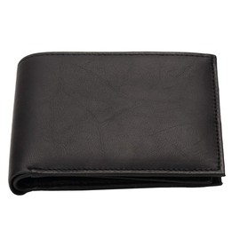 RFID Protect - Super Soft Leather Wallet in Black for Men and Women, black, Classic