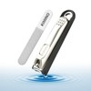 KIMINO Nail Clippers with Cover [Nail Clippers Plus Fine File