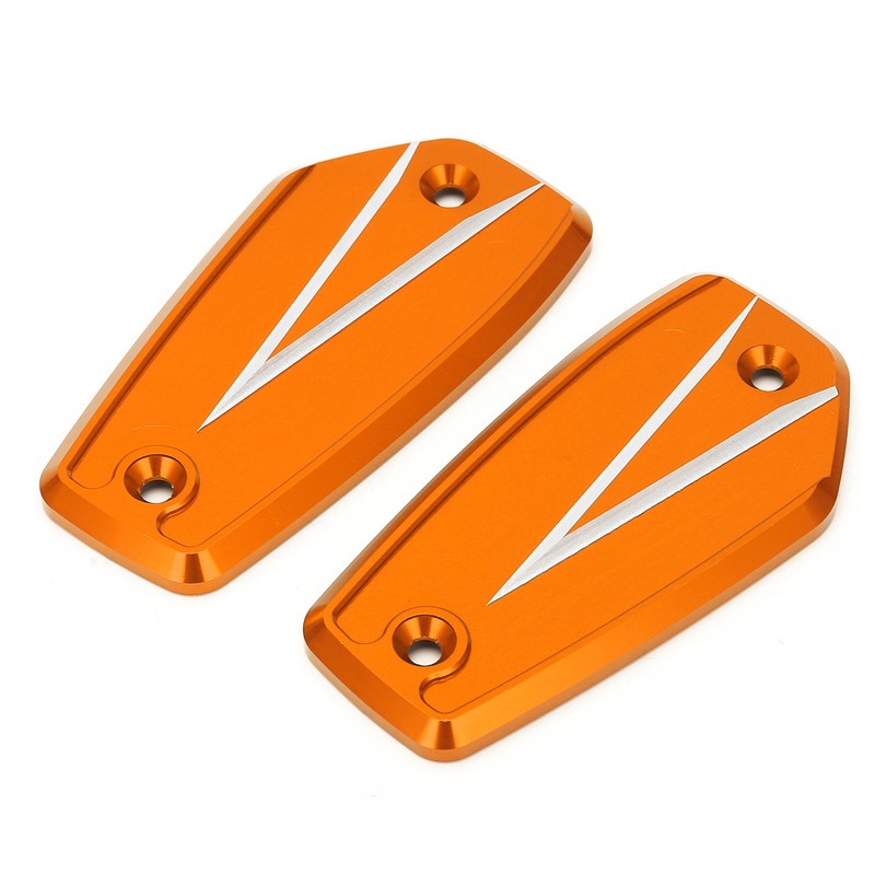 2pcs Front Brake Reservoir Cylinder Cover Cap Replacement for Suzuki