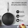Innerwell Crepe Pan Stainless Steel 26 cm Crepe Pan Induction