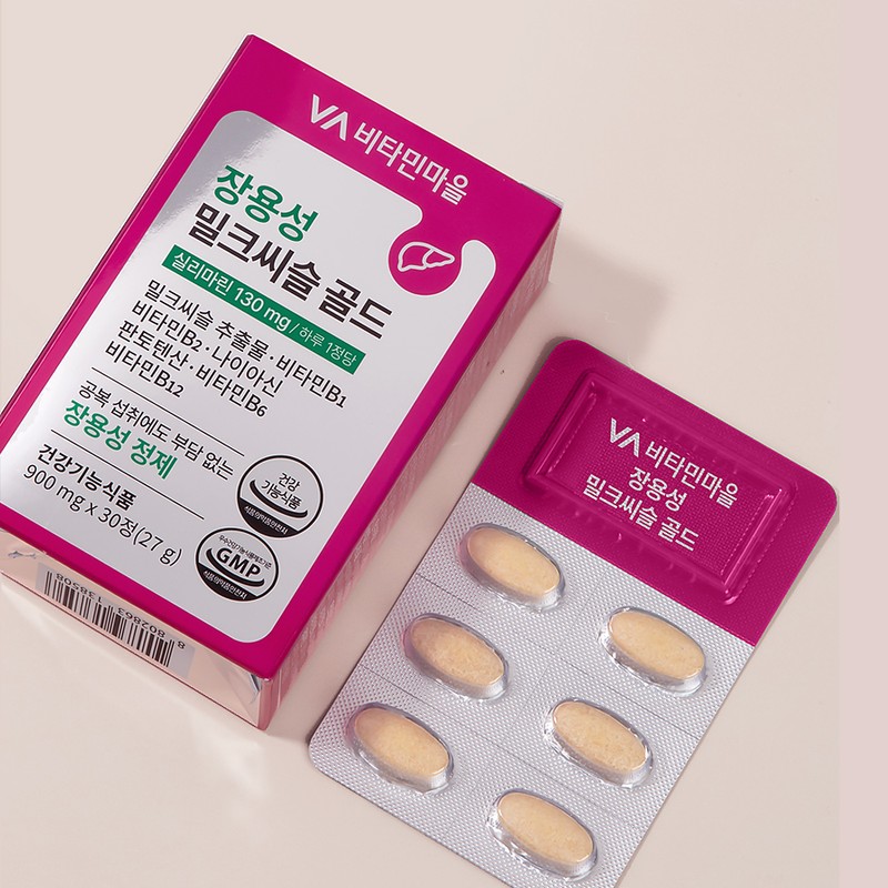 Vitamin Village [12-month supply] Vitamin Village enteric milk thistle gold