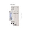 Mechanical 24 Hours Timer Switch AC 220-240V 15 Minutes Interval
