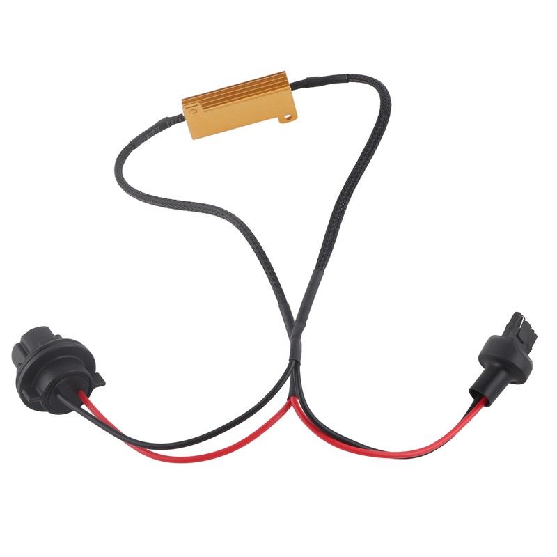 7440 T20 50W8RJ Hyper Flash Fix Error Free Wiring Adapters