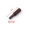 Antrader 12 Pcs 1/4-Inch Hex Shank 1-Inch Length Magnetic T10