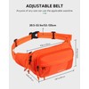 WATERFLY Fanny Pack Waist Packs: Large Crossbody Fanny Packs for