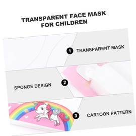 jojofuny 4 Pcs goggles Face Mask protection Anti-wind and sand Creative Face Guard Facial mask mask kitchen Face Protection small anti-fog Safety Face Cover the pet child