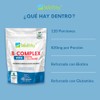 Wellthy Complejo Cápsulas 120 Porciones Reforzado Biotina Glutamina Vcaps Veganas