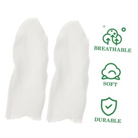 BIUDECO 200Pcs Cotton Finger Cots Sweatproof Scratch Protective Finger Covers for Home Finger Protectors for Various Activities