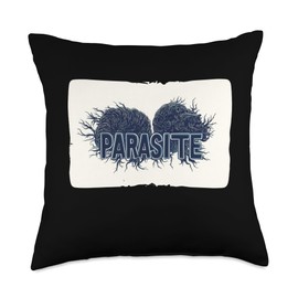 Parasite Vibes Costume for the Fearless Throw Pillow