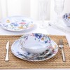 Lechoo 12 Piece Melamine Dinnerware Sets - Plates And Bowls