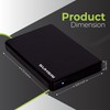 SUHSAI External Hard drive 1TB, 2.5 Inch External Hdd, Storage