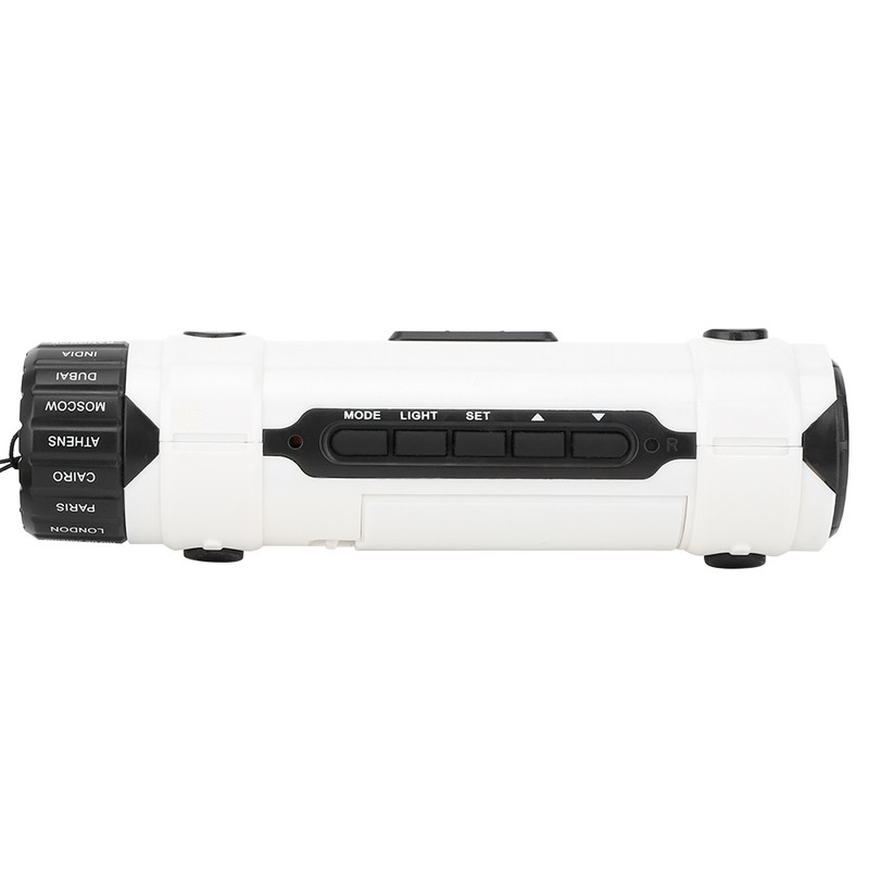 3 in 1 Electronic Flashlight Digital Alarm Clock Thermometer with