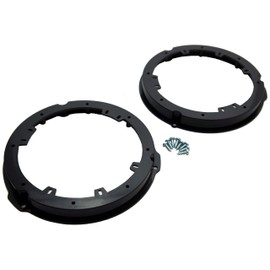 Harmony Audio Compatible with 2015-2018 Ford F-150 Truck HA-825605 Rear Factory to Aftermarket 6.5" Speakers Adapters Kit