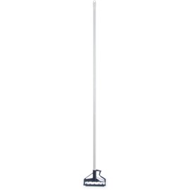 Carlisle 4166402 Commercial Side-Gate Fiberglass Wet Mop Handle, 60", White (Pack of 12)