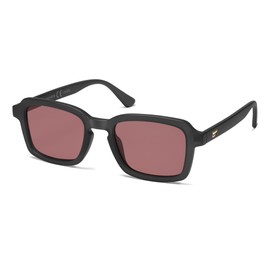 VANLINKER Polarized Trendy Square Sunglasses for Women Men 2025 Retro Chic Cute Shades VL9849,Matte Grey Frame Red Lens