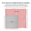Uunida Pack de 4 Muselinas para Bebé - Cobijas Super