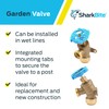 SharkBite 3/4 Inch x 3/4 Inch MHT Garden Valve, Multi