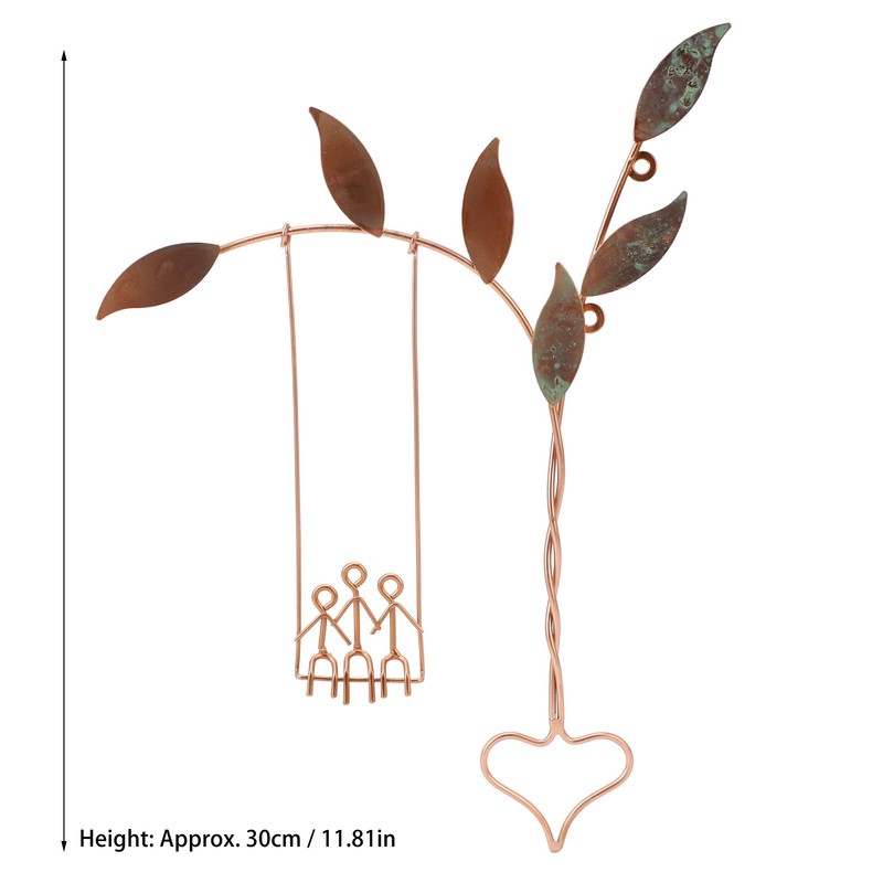 Swing Sculpture Stress Relief Stylish Look Wall Hanging Swing Decoration