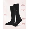 SIMIYA 3 Pairs Merino Wool Socks Women, 30CM Knee High